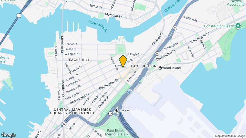 422 Saratoga St Map and Location Details