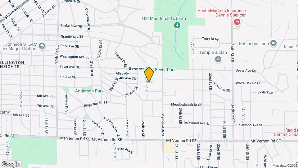 410 26th St SE Map and Location Details