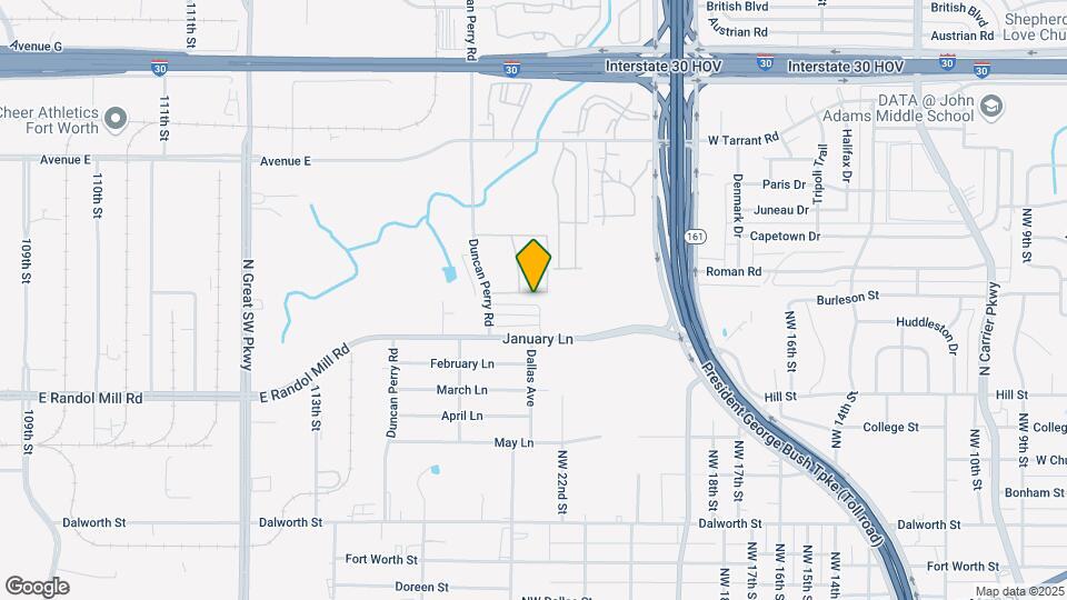 2316 Homewood Ln Map and Location Details