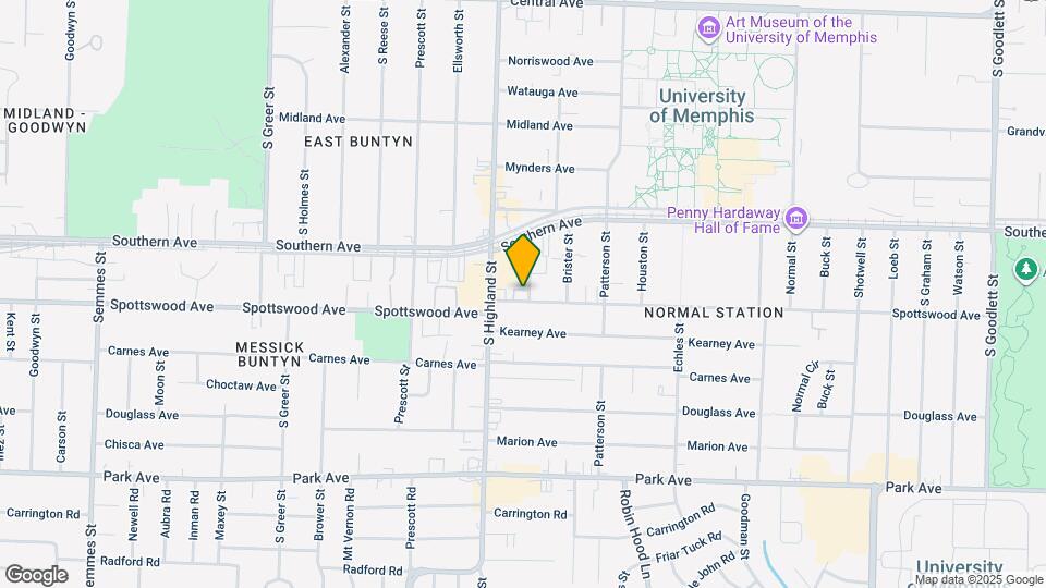 3536 Spottswood Ave Map and Location Details