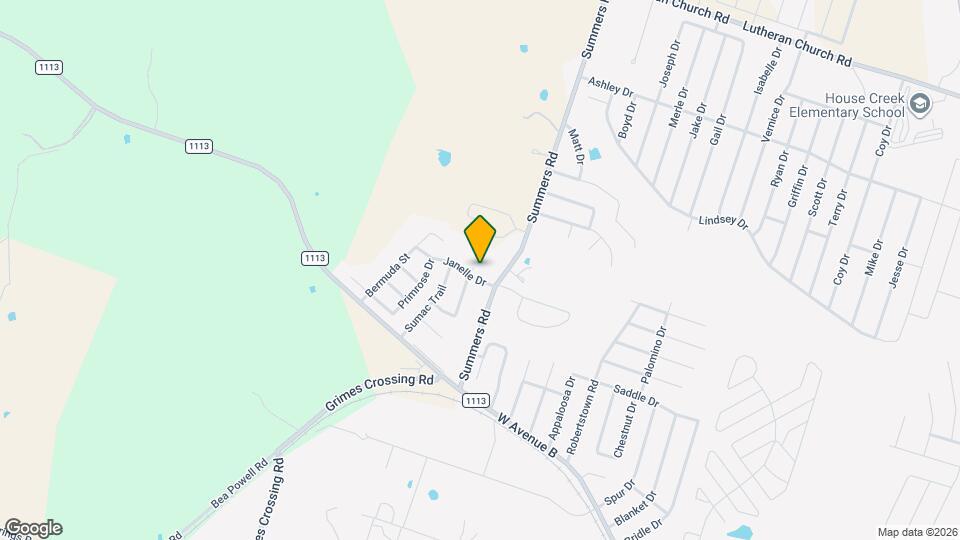 604 Redbud Dr Map and Location Details