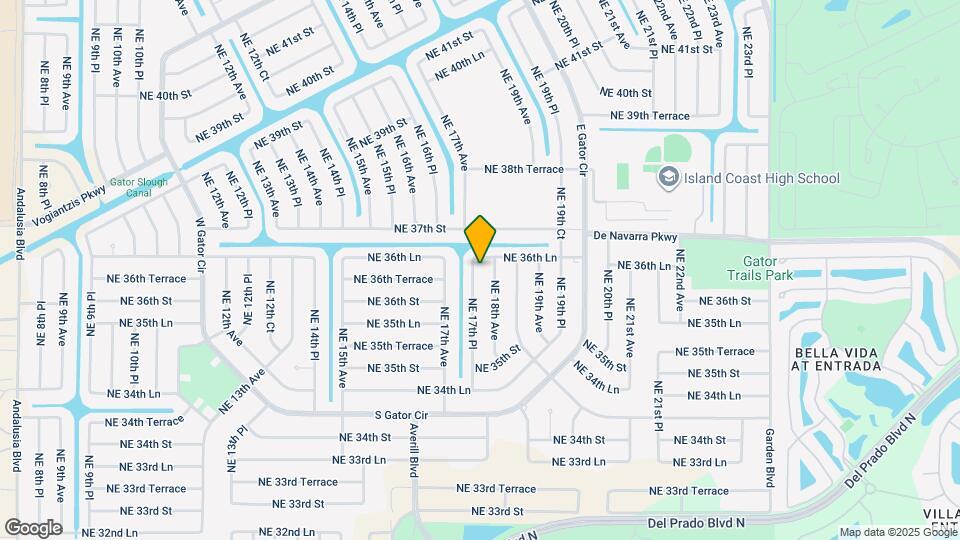 3623 NE 17th Pl Mapa y Detalles de la Ubicación
