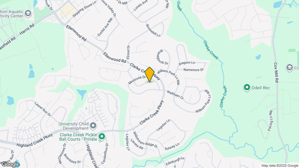 1454 Bedlington Dr NW Map and Location Details