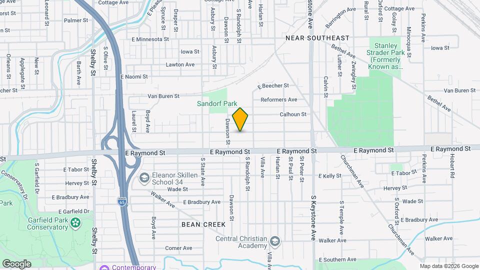 1825 E Legrande Ave Map and Location Details