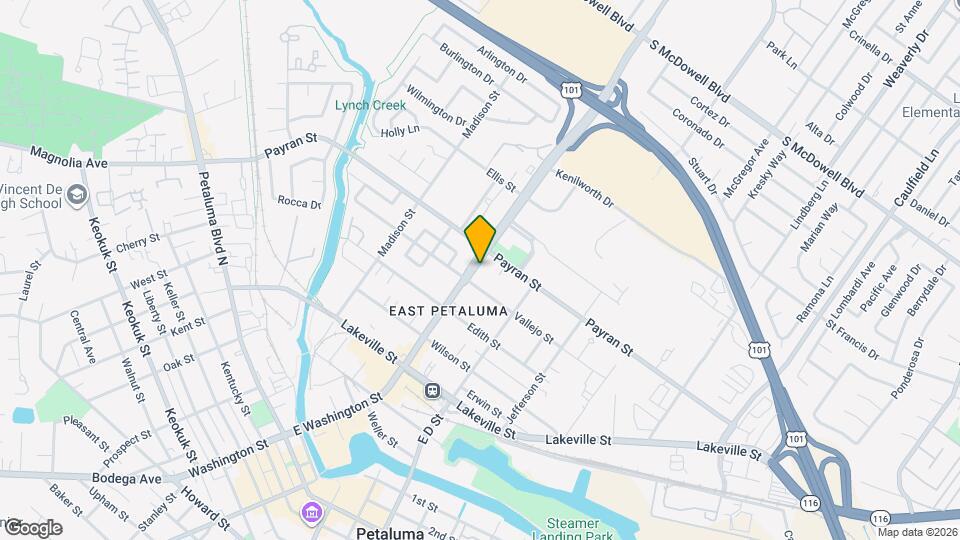 712 E Washington St Mapa y Detalles de la Ubicación