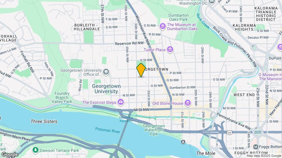 3332 P St NW Map and Location Details