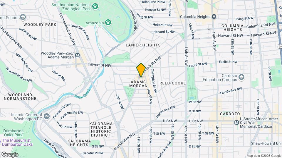 1828 Columbia Rd NW Map and Location Details