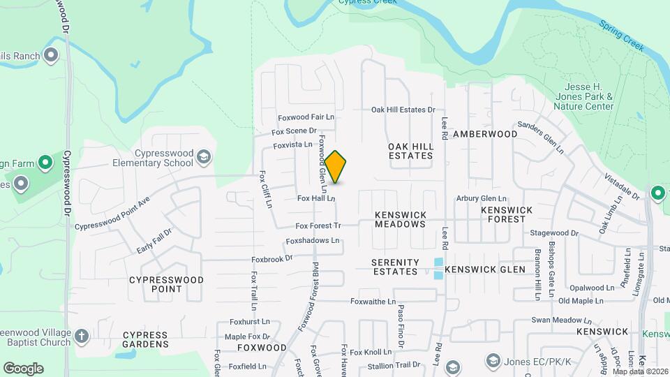 20814 Fox Swift Ct Mapa y Detalles de la Ubicación