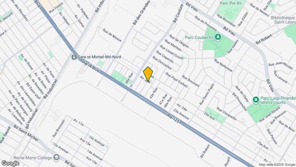 4190 45E Rue Map and Location Details