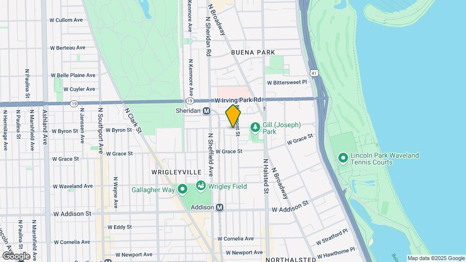 909 W Sheridan Rd Map and Location Details
