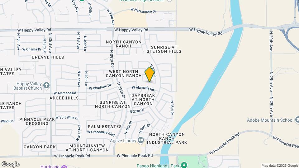 3735 W Charlotte Dr Map and Location Details