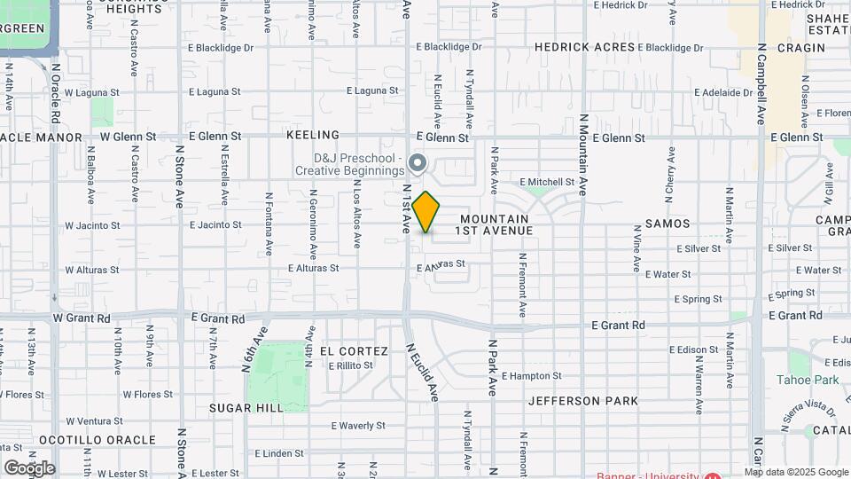 2545 N Euclid Ave Map and Location Details