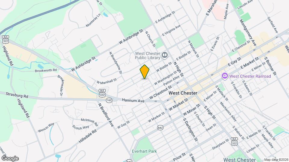 310 W Biddle St Map and Location Details