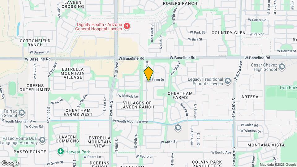7823 S 48th Ln Map and Location Details
