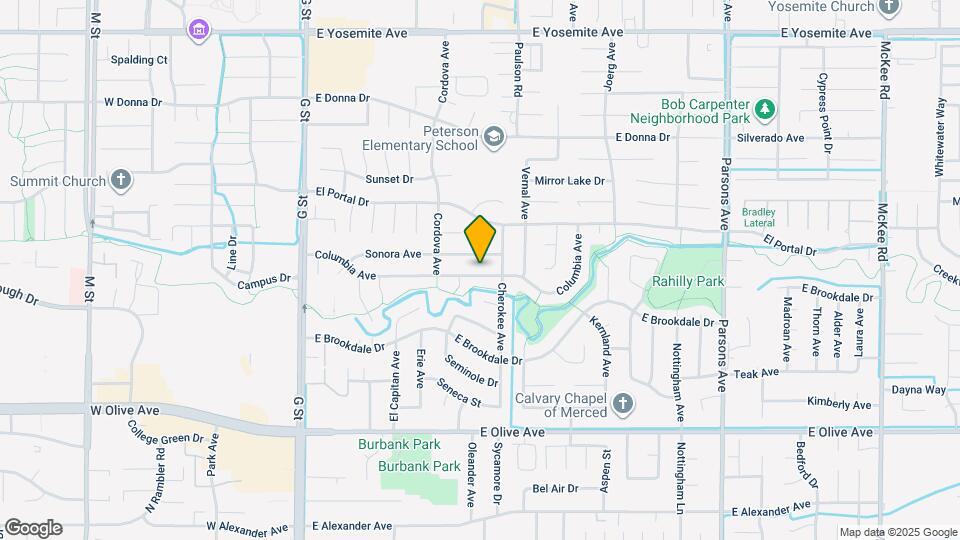 835 Columbia Ave Map and Location Details