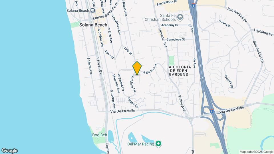 632 E Solana Cir Map and Location Details