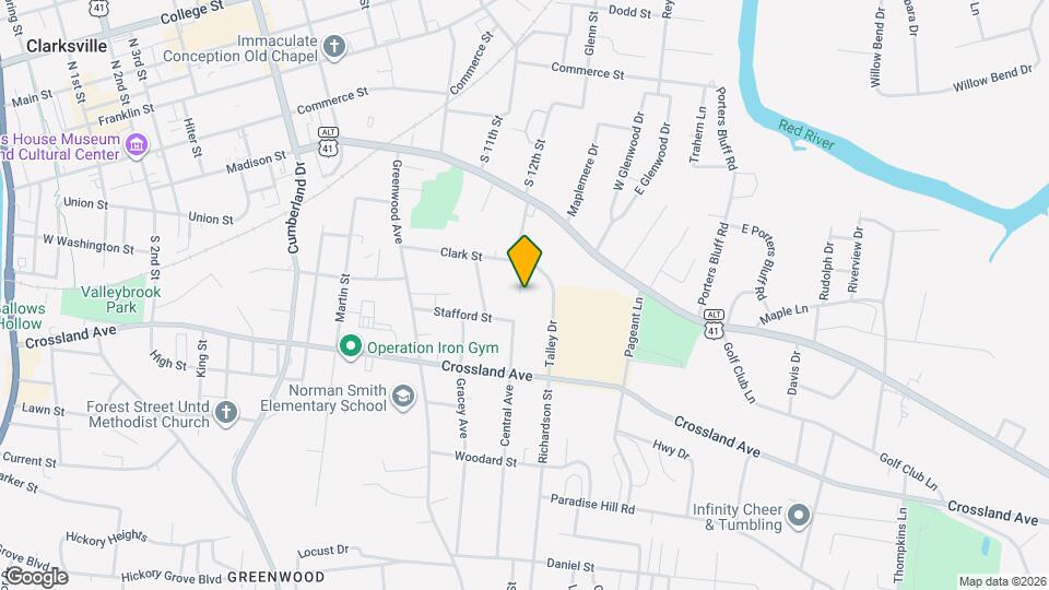 507 Baker St Map and Location Details