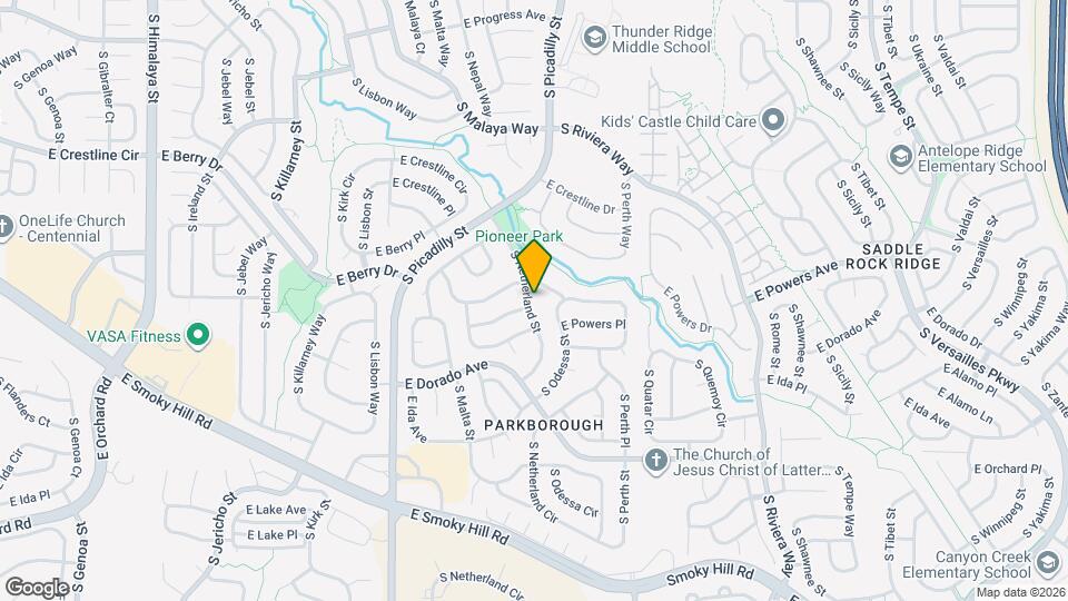 5630 S Netherland St Map and Location Details