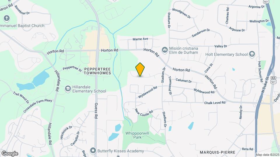 1417 Cherrycrest Dr, Unit A Map and Location Details