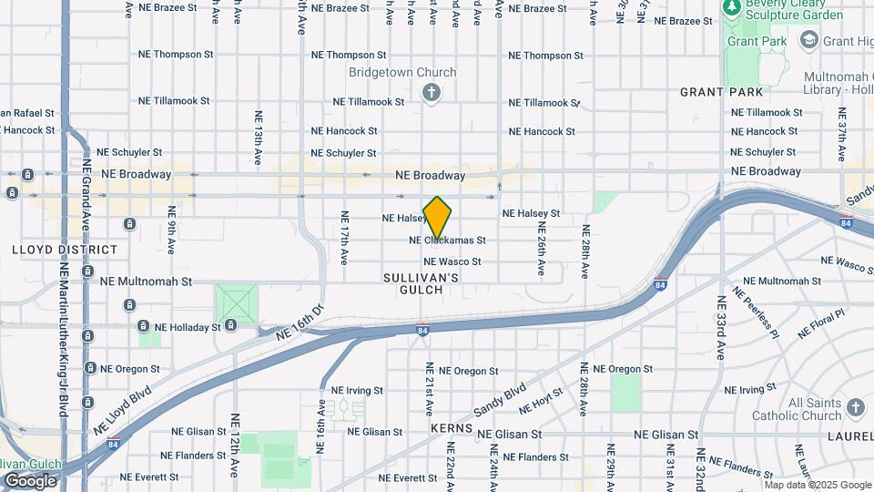 2130 NE Clackamas St Map and Location Details