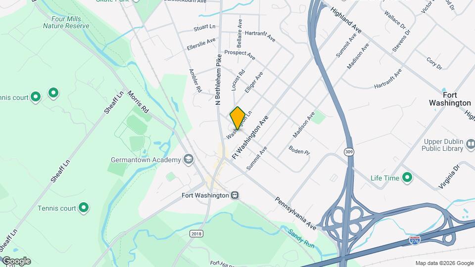 901 Montgomery Ave Map and Location Details