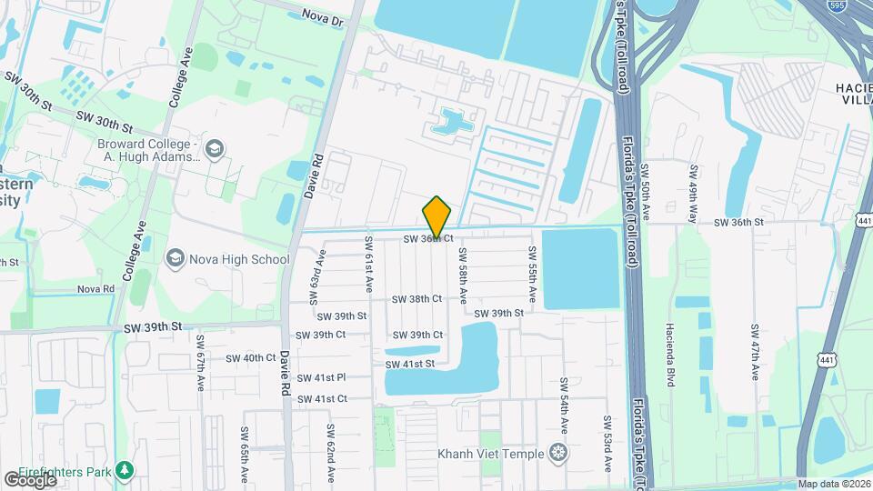 3666 SW 59th Ave, Unit 4 Map and Location Details