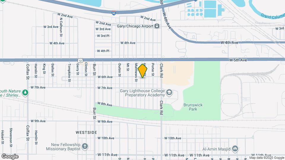 612 Hovey St Map and Location Details