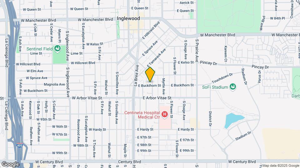 265 E Buckthorn St Map and Location Details