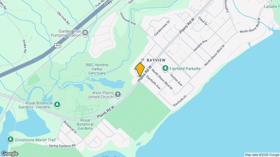 457 Plains Rd W Map and Location Details