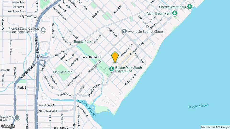 3664 Riverside Ave Map and Location Details