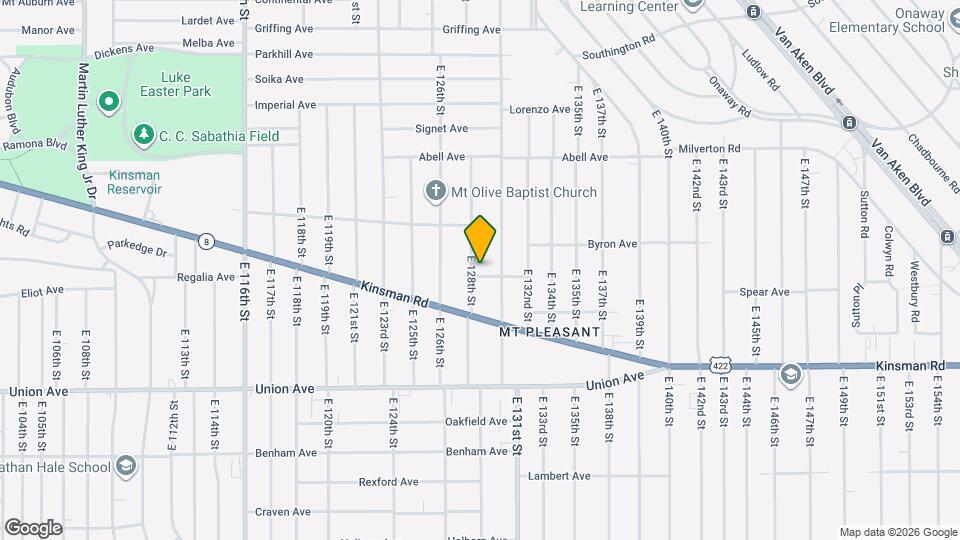 3361 E 128th St Map and Location Details