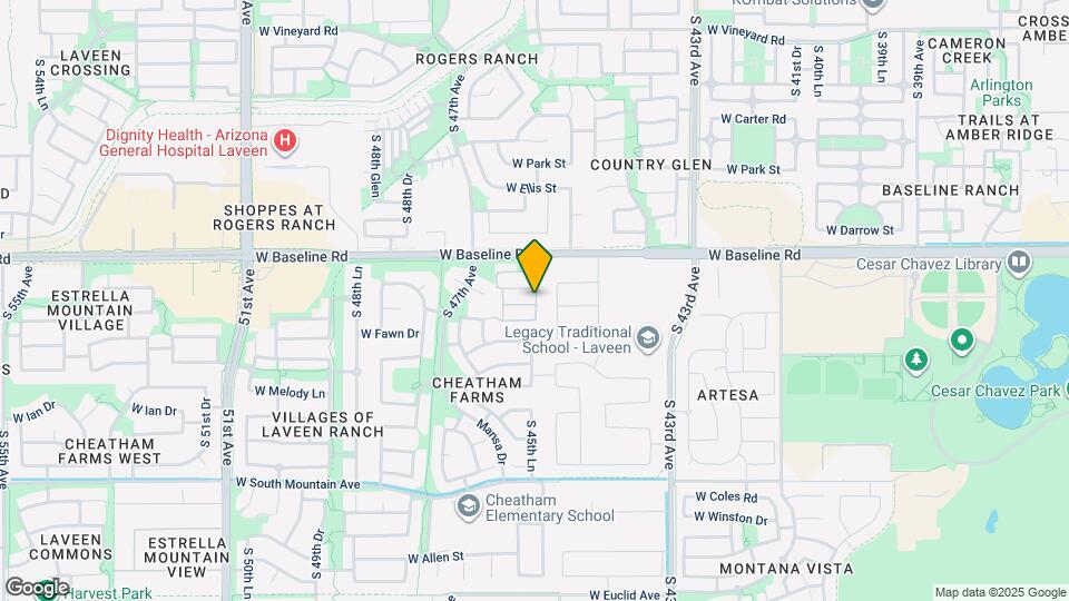 4510 W Branham Ln Map and Location Details