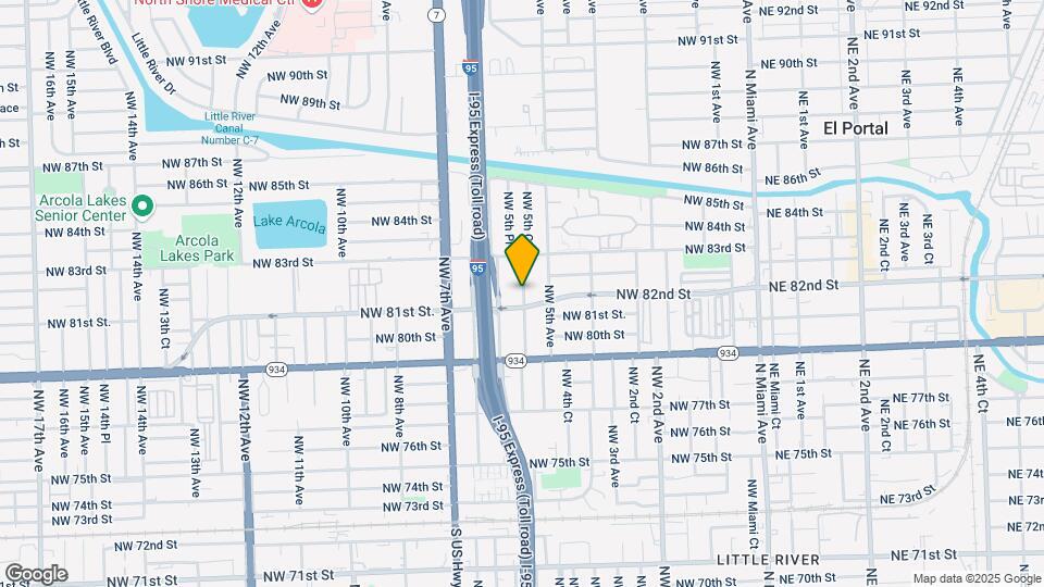 8120 NW 5th Ct Map and Location Details