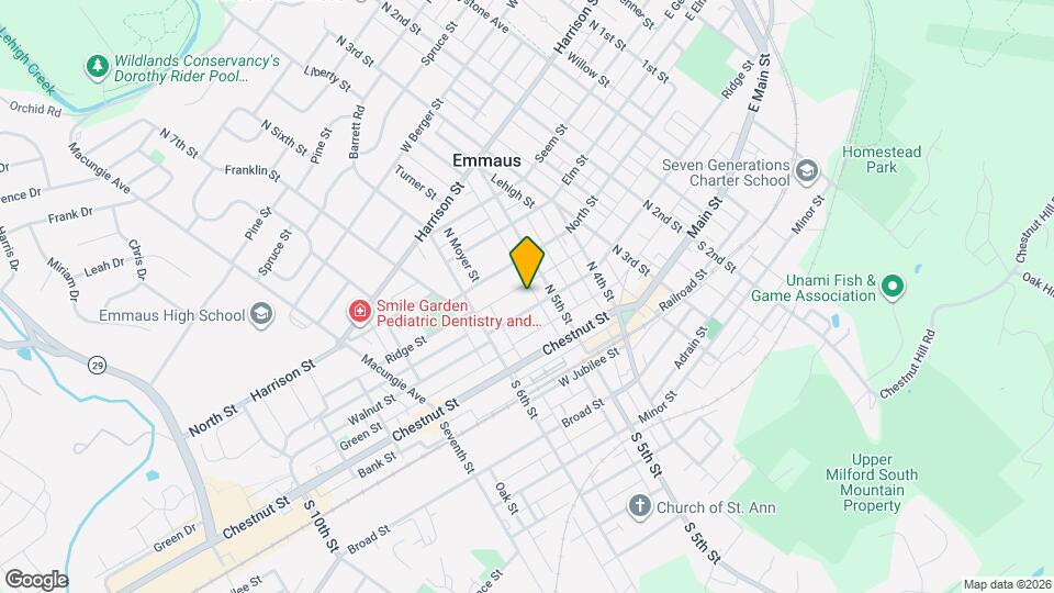 523 Ridge St Map and Location Details