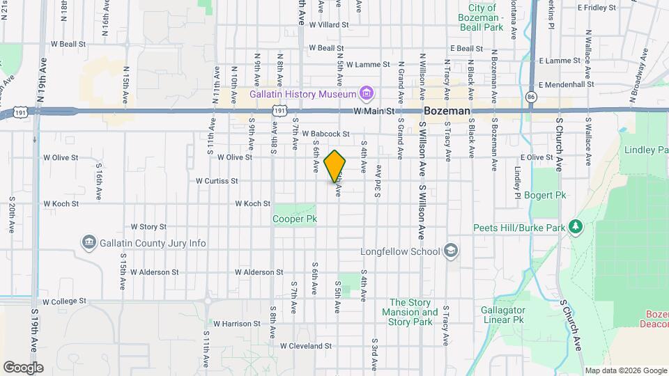 305 S 5th Ave Map and Location Details