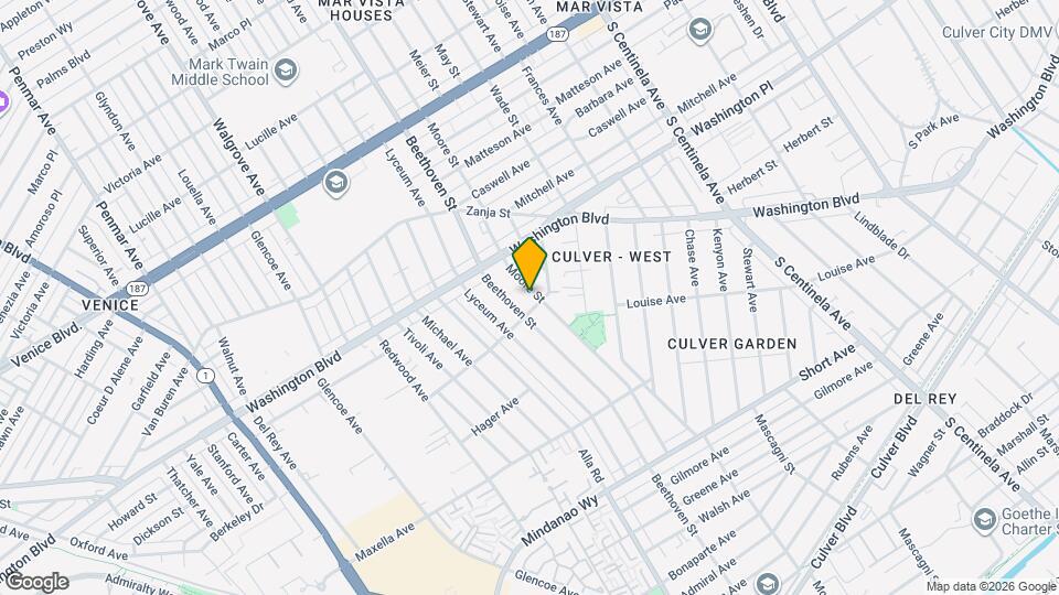 4055 Moore St Map and Location Details