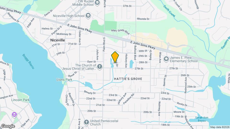 1016 Pine Lake Dr Map and Location Details