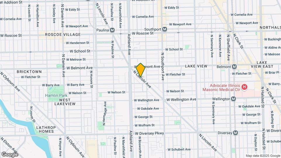 3120 N Lincoln Ave Map and Location Details