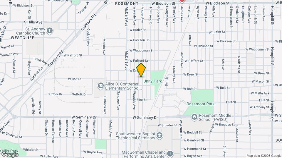 4024 Frazier Ave Mapa y Detalles de la Ubicación