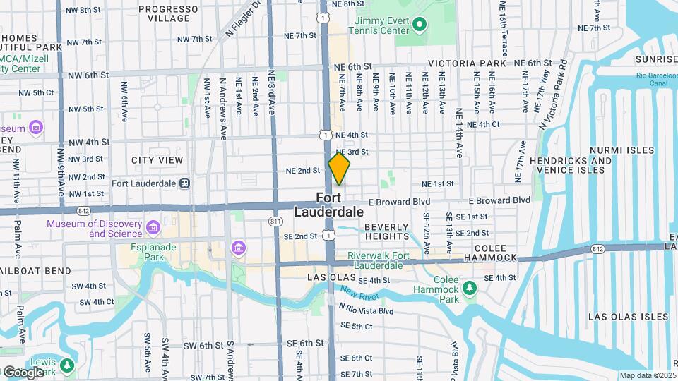 110 N Federal Hwy, Unit #1620 Map and Location Details
