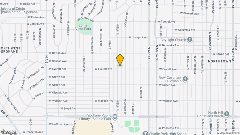 5304 N Elgin St Map and Location Details