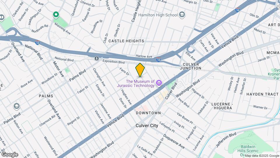 3707 Cardiff Ave, Unit First Floor Mapa y Detalles de la Ubicación