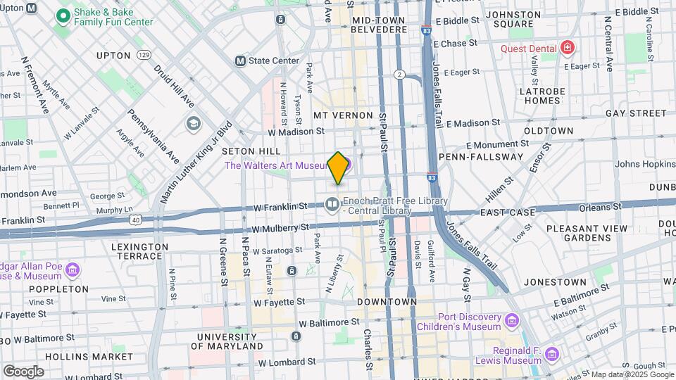 512 Cathedral St, Unit 5 Mapa y Detalles de la Ubicación