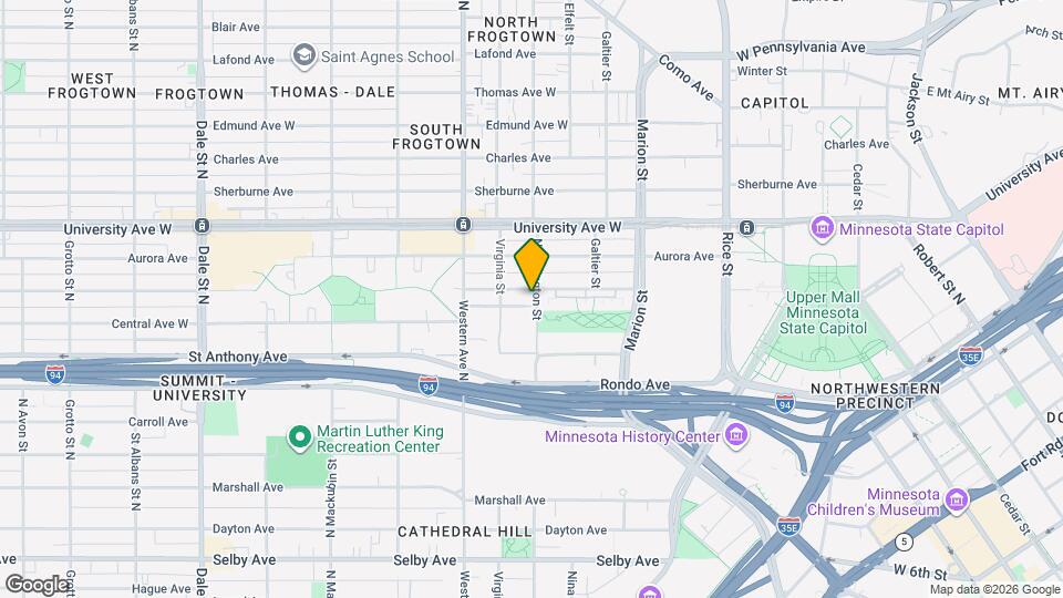 320 W Fuller Ave, Unit 1 Map and Location Details