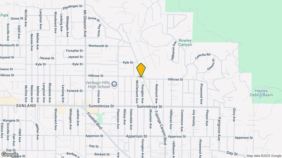 10655 Tujunga Canyon Blvd Map and Location Details