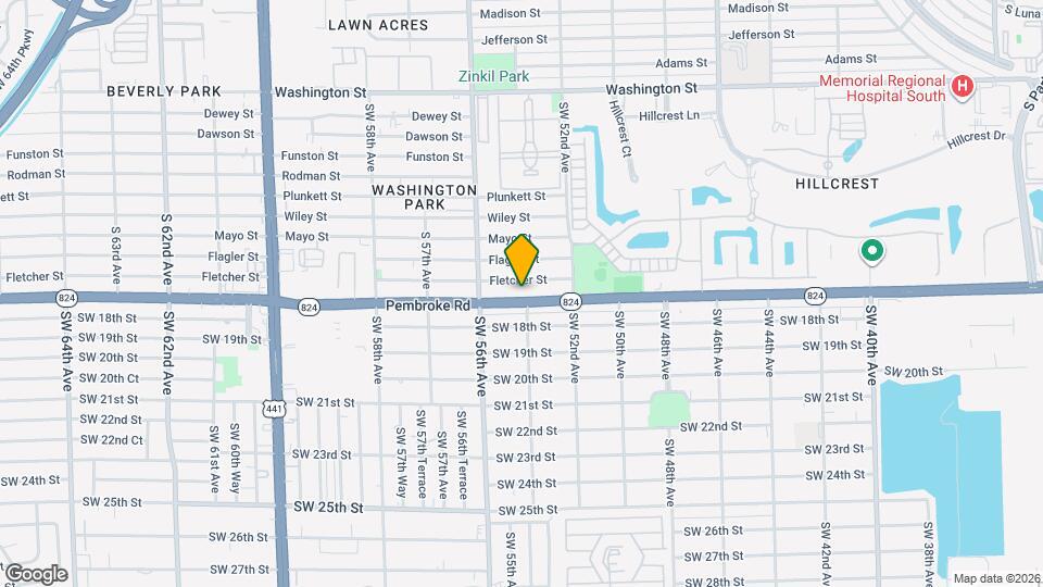 5403 Pembroke Rd Map and Location Details