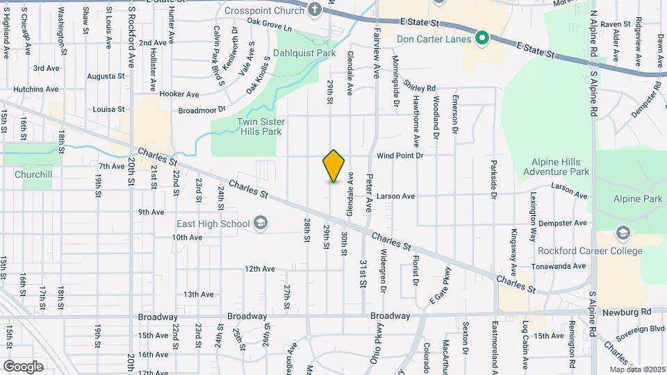 818 29th St Map and Location Details