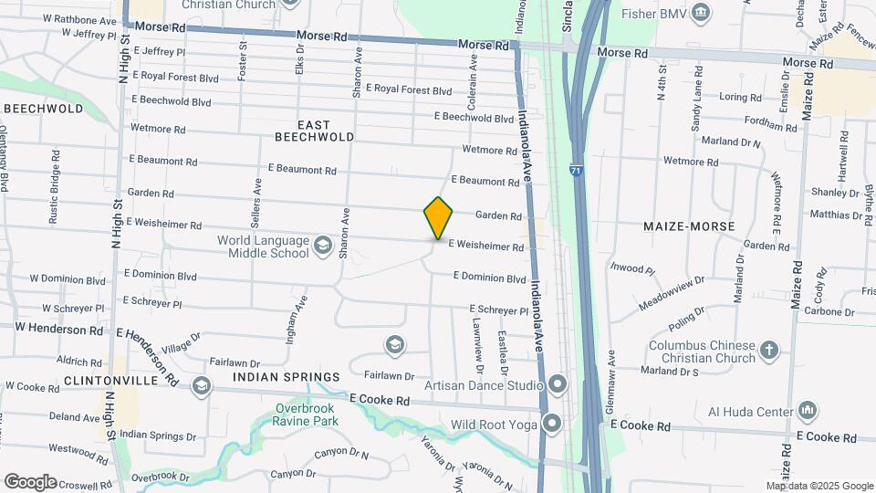 557 E Weisheimer Rd Map and Location Details