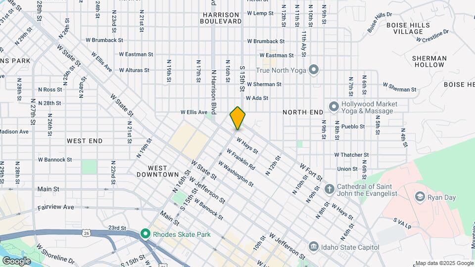 806 N 15th St Map and Location Details