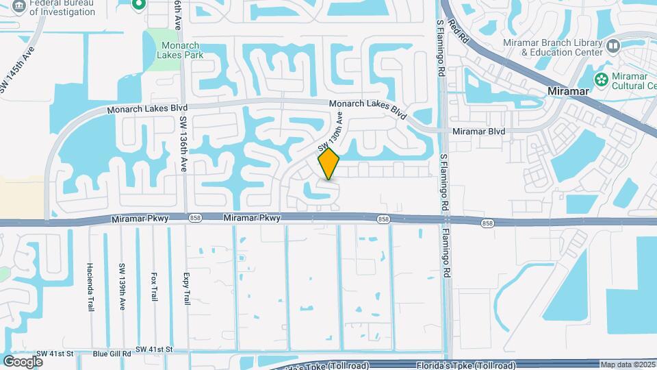 12836 SW 30th St Map and Location Details